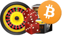 Bitcoin Casino-Glücksspiel
