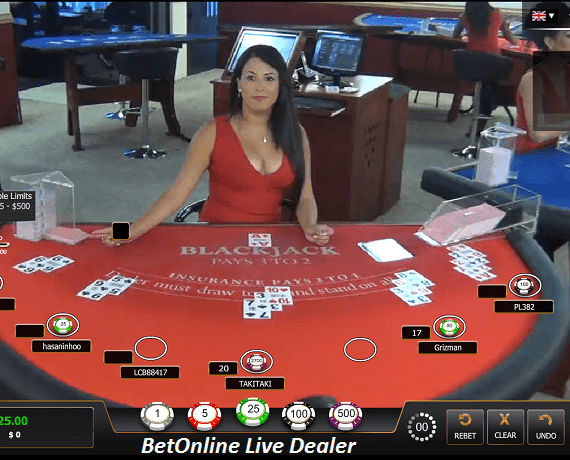 Casino en vivo de BetOnline