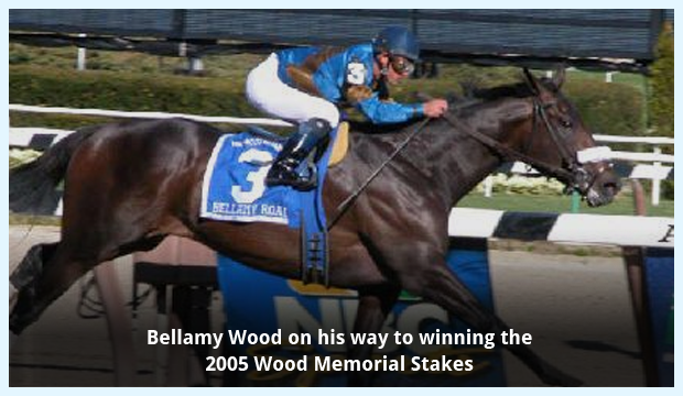 Bellamy Wood in Action at Aqueduct Racetrack