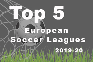 Top 5 European Soccer Leagues 2019-20